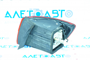 Light outer wing left VW Jetta 16-18 USA halogen, dark, scratches, cracks