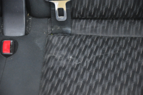 Rear row of seats 2nd row Nissan Rogue 14-20 cloth black, type 2, dry cleanable
