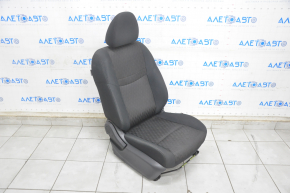 Passenger seat Nissan Rogue 14-20 without airbag, mechanical, cloth black, type 2