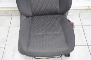 Passenger seat Nissan Rogue 14-20 without airbag, mechanical, cloth black, type 2