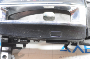 Honda Accord Shifter Cover 13-17 Black, Gloss, with Chrome Type 1 Scratches