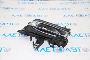 Honda Accord Shifter Cover 13-17 Black, Gloss, with Chrome Type 1 Scratches