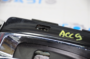 Honda Accord Shifter Cover 13-17 Black, Gloss, With Chrome Type 2 Without Plug, Scratches