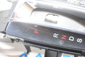 Honda Accord Shifter Cover 13-17 Black, Gloss, With Chrome Type 2 Without Plug, Scratches