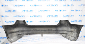 Bare rear bumper VW Jetta 15-18 USA black, scratches