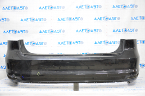 Bare rear bumper VW Jetta 15-18 USA black, scratches