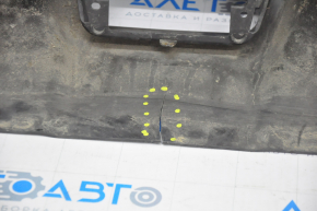 Bare rear bumper Nissan Rogue 17 - blue, scratches, tears, cracks, pressed