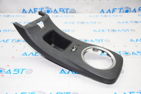 Nissan Leaf 13-17 gear shifter cover matt black, ECO MODE, scratches