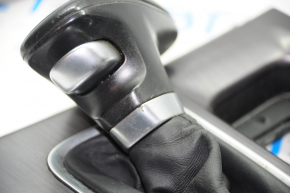 Gear knob with shifter cover Dodge Charger 15-20 rest, leather black, bumps, scratches