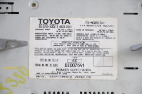 Tape recorder, CD-changer, Radio, Panel Lexus ES300 ES330 scratches, chrome swelled, worn