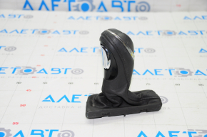 Gear knob Cadillac CTS 14 - leather black, tears