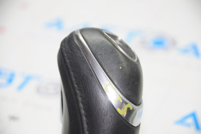 Gear knob Cadillac CTS 14 - leather black, tears