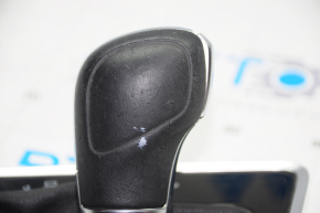 Automatic transmission knob with shifter cover VW Jetta 19 - leather, bumps on leather, scratches
