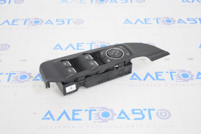 Front left window lift control Lincoln MKX 16- black, with overlay, for folding mirrors