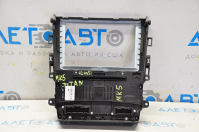 Ford Fusion mk5 13-20 SYNC 3 SONY radio control panel with heating and ventilation, worn out