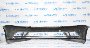 Bare front bumper VW Jetta 15-18 USA black, scratches, dented
