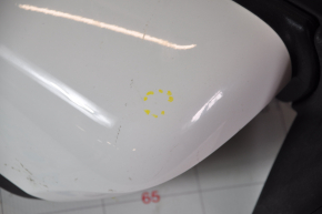 Side mirror left Nissan Leaf 13-17 5 pins, heated, white, chip, scratch on glass