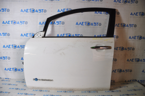 Door assembly front left Nissan Leaf 13-17 white