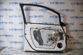Door assembly front left Nissan Leaf 13-17 white