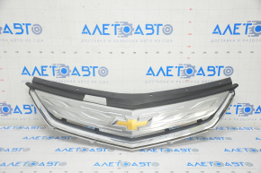 Radiator grill grill Chevrolet Volt 16- chrome, with emblem, sand