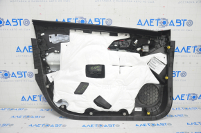 Door trim card front right Chevrolet Volt 16- black, with black insert leather, BOSE, bumps, scratches