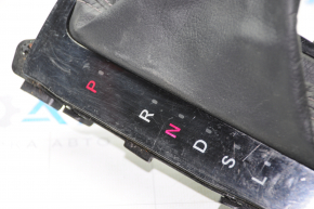 Gear shift indicator Honda Civic X FC 16-21 black, two lines, scratches