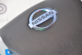 Airbag in steering wheel driver Nissan Leaf 13-17 black, varnish used