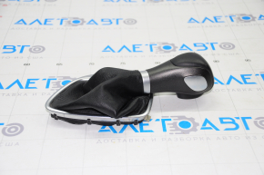 Gear knob with shifter cover Dodge Dart 13-16 leather black, scratches