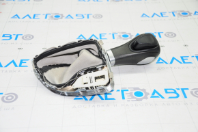 Gear knob with shifter cover Dodge Dart 13-16 leather black, scratches