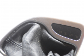 Gear knob with shifter cover Dodge Dart 13-16 leather black, scratches