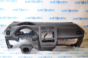 Torpedo front panel with AIRBAG Nissan Leaf 11-17 black