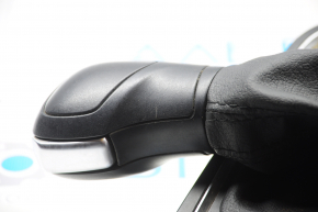 Automatic transmission knob with shifter cover VW Jetta 15-18 USA plastic, black, scratches