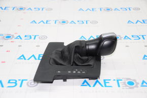 Gear knob with shifter cover VW Passat b7 12-15 USA plastic black, matte cover, scratches