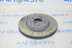 Brake disc front left Chevrolet Volt 16- 275/26mm