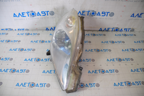 Headlight front right bare Nissan Leaf 13-17 Halogen, without fastening, blue cap, for polishing