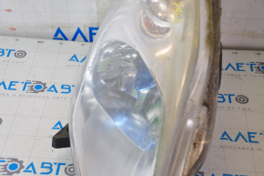 Headlight front right bare Nissan Leaf 13-17 Halogen, without fastening, blue cap, for polishing