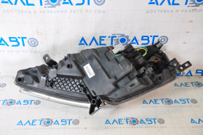 Headlight front right bare Nissan Leaf 13-17 Halogen, without fastening, blue cap, for polishing