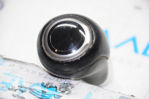 Mazda 6 13-21 gear knob black leather, worn leather