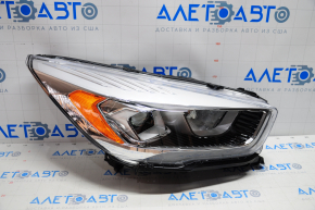 Front right headlight complete Ford Escape MK3 17-19 rest halogen+led light