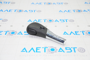 Gear knob Nissan Rogue 14-16 rubber black, scratches