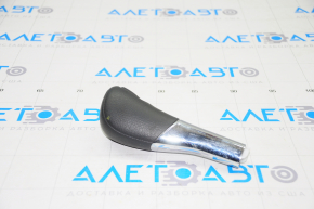 Gear knob Nissan Rogue 14-16 rubber black, scratches