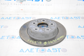 Brake disc rear left Chevrolet Volt 16-263/10mm