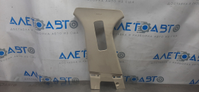 Upper center pillar trim belt left Ford Fusion mk5 13-16 beige, broken fastening, scuffs
