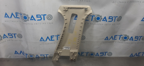 Upper center pillar trim belt left Ford Fusion mk5 13-16 beige, broken fastening, scuffs