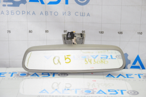 Interior mirror Audi Q5 8R 09-10 gray, with rain sensor, crack, break, amalgam has come out