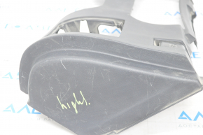Knee pad driver Toyota Highlander 08-13 black, type 2, worn, missing pocket