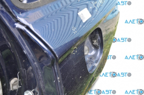 Quarter wing rear left Mitsubishi Outlander 14-20 blue D14, on the body, dent, bumps