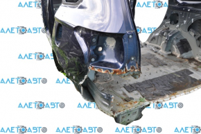 Quarter wing rear left Mitsubishi Outlander 14-20 blue D14, on the body, dent, bumps