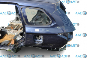Quarter wing rear left Mitsubishi Outlander 14-20 blue D14, on the body, dent, bumps