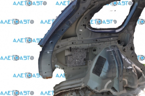 Quarter wing rear left Mitsubishi Outlander 14-20 blue D14, on the body, dent, bumps